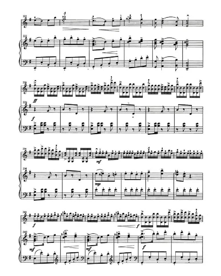 心中的太阳红又红（小提琴+钢琴伴奏）