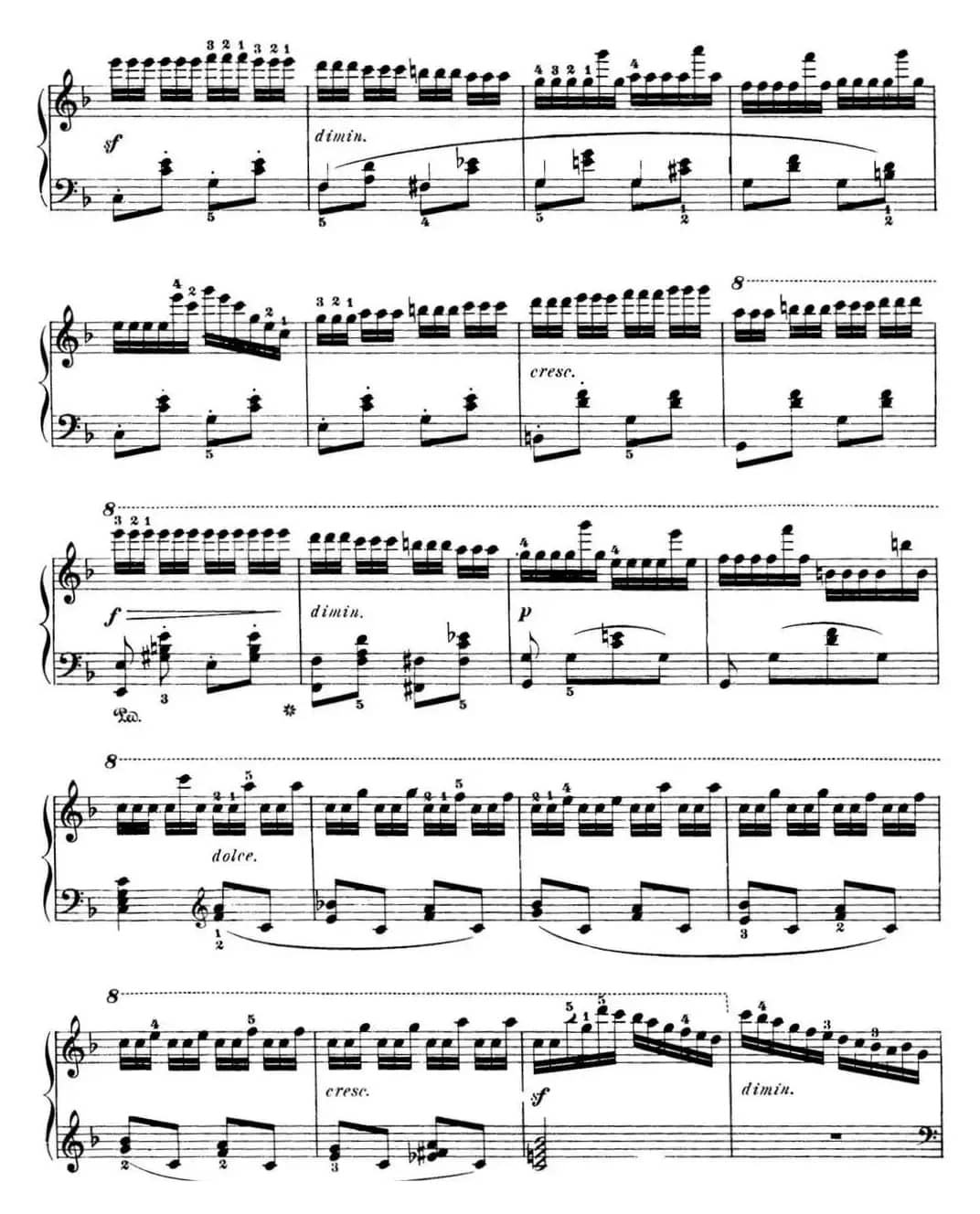 50首车尔尼Op.740钢琴手指灵巧技术练习曲（NO.35）