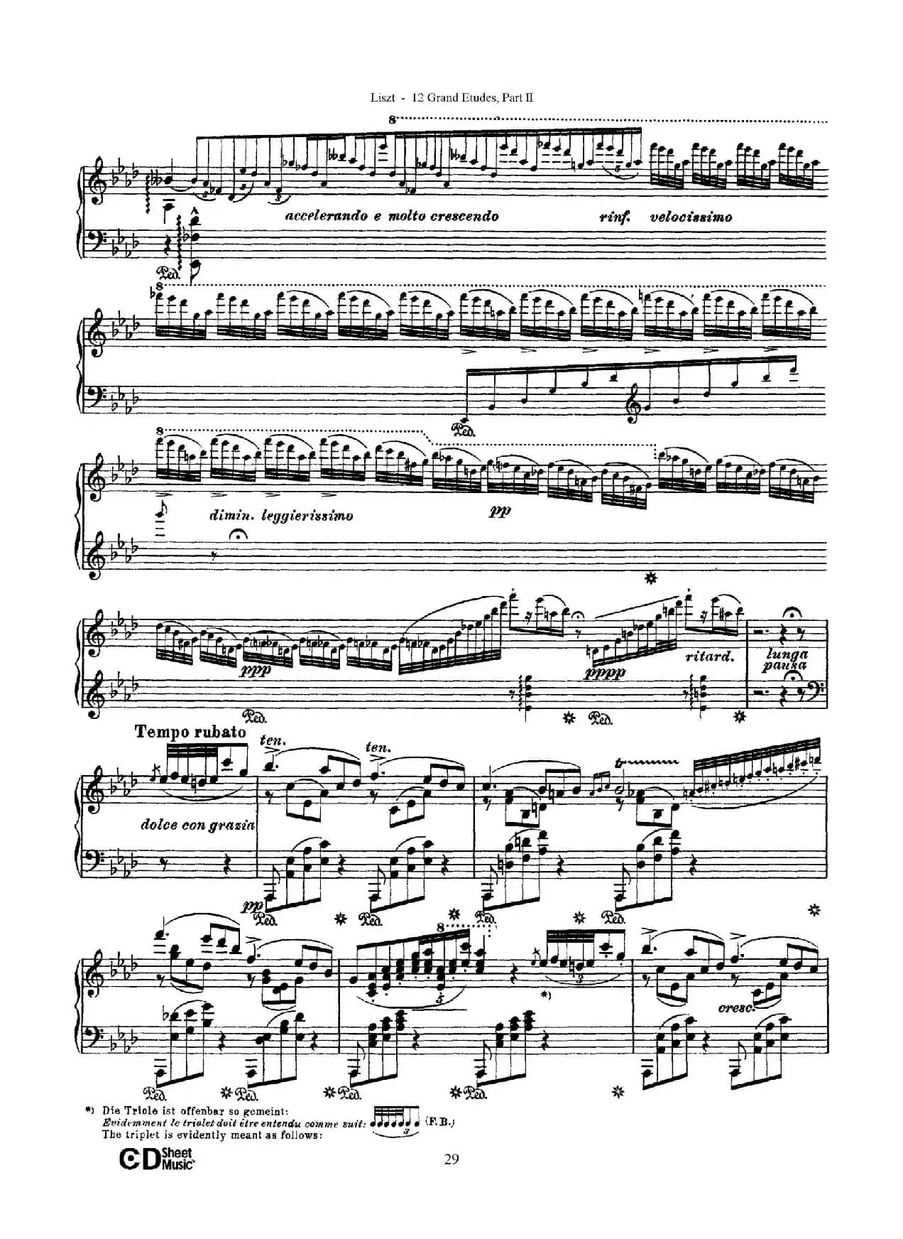 12 Grand Etudes S.137（12首华丽的练习曲·9）