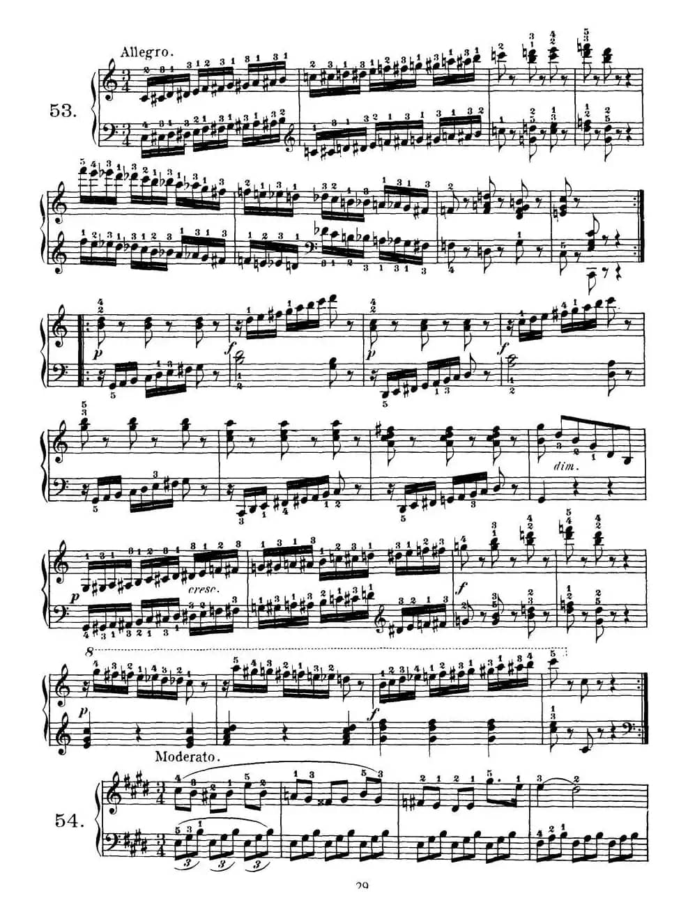 Czerny - 100 Progressive Studies Op.139（47—57）