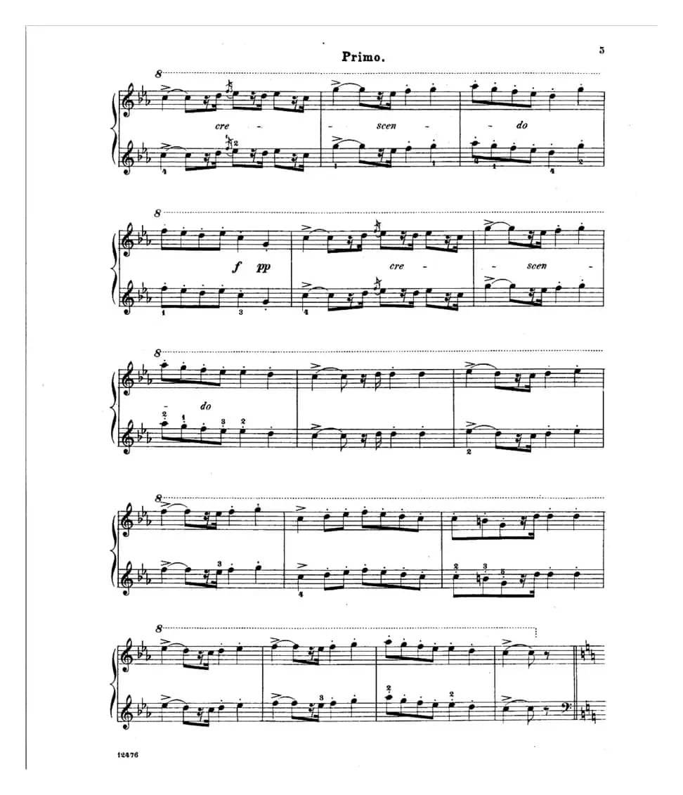 L'Arlesienne Suite No·1（阿莱城姑娘·第一组曲·四手联弹）