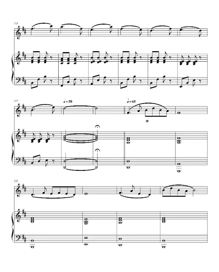 渔舟唱晚（笛+钢琴）