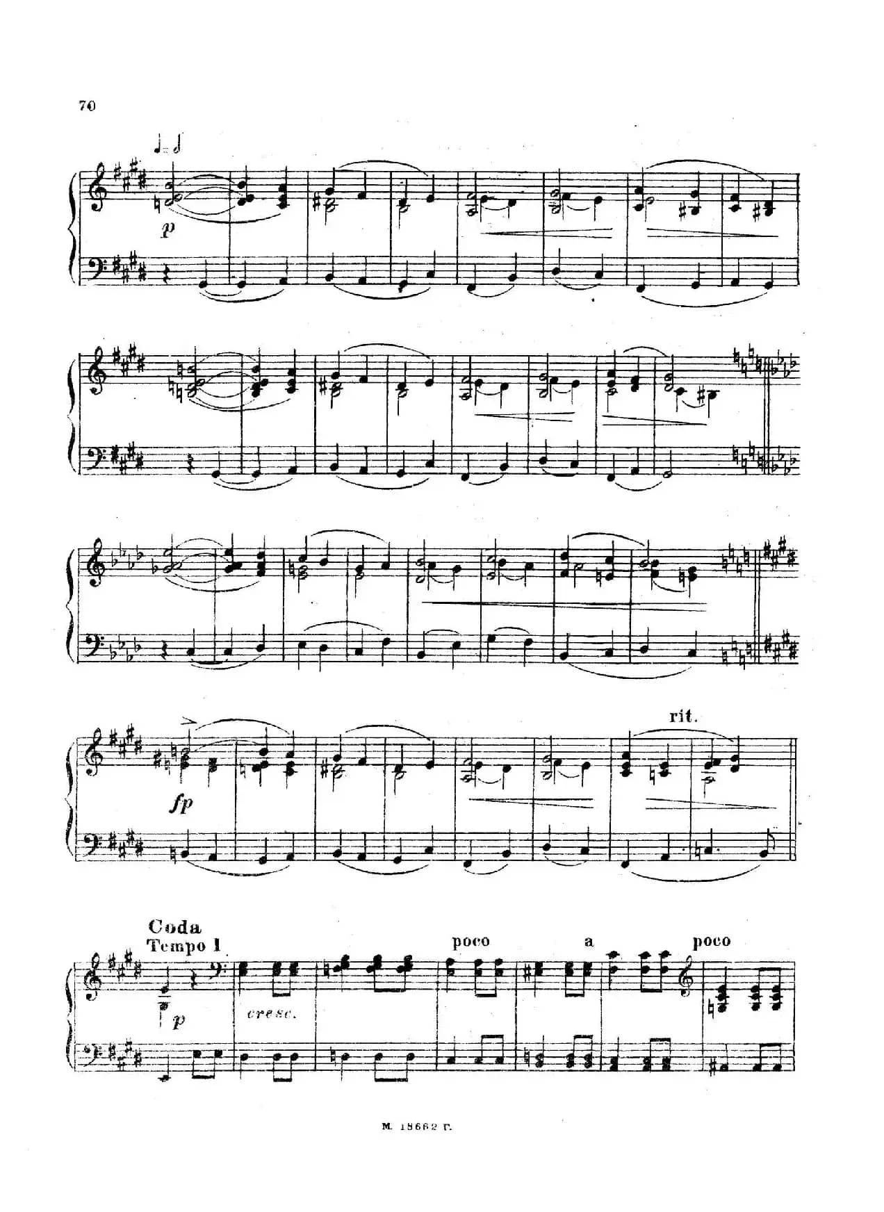 Arabesques Op.4（阿拉伯风格曲）（4）