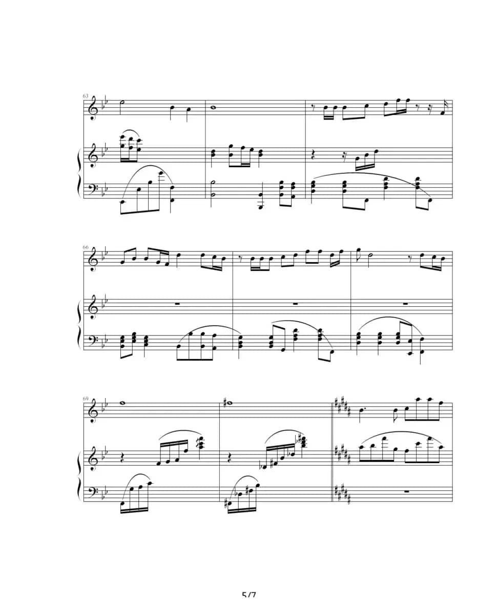 花园（钢琴伴奏谱）