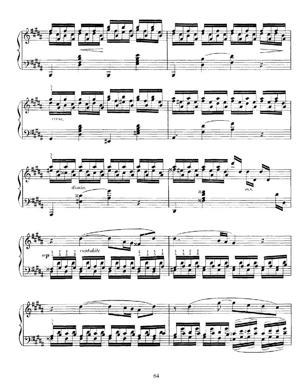 15 Etudes de Vortuosite Op.72(15首辉煌练习曲·15)