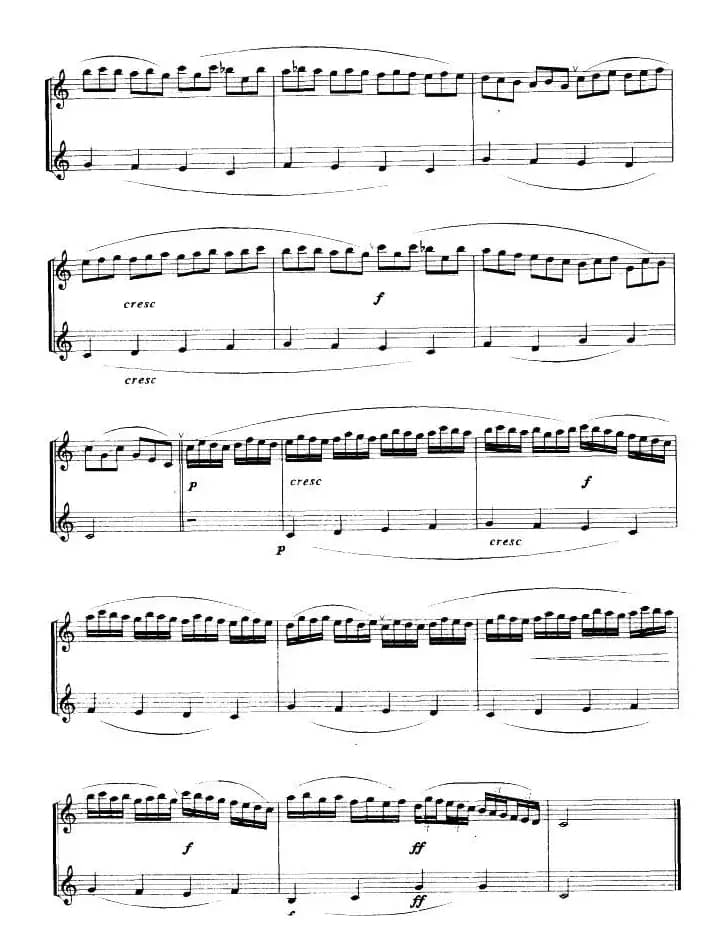 变奏的加沃特（二重奏）