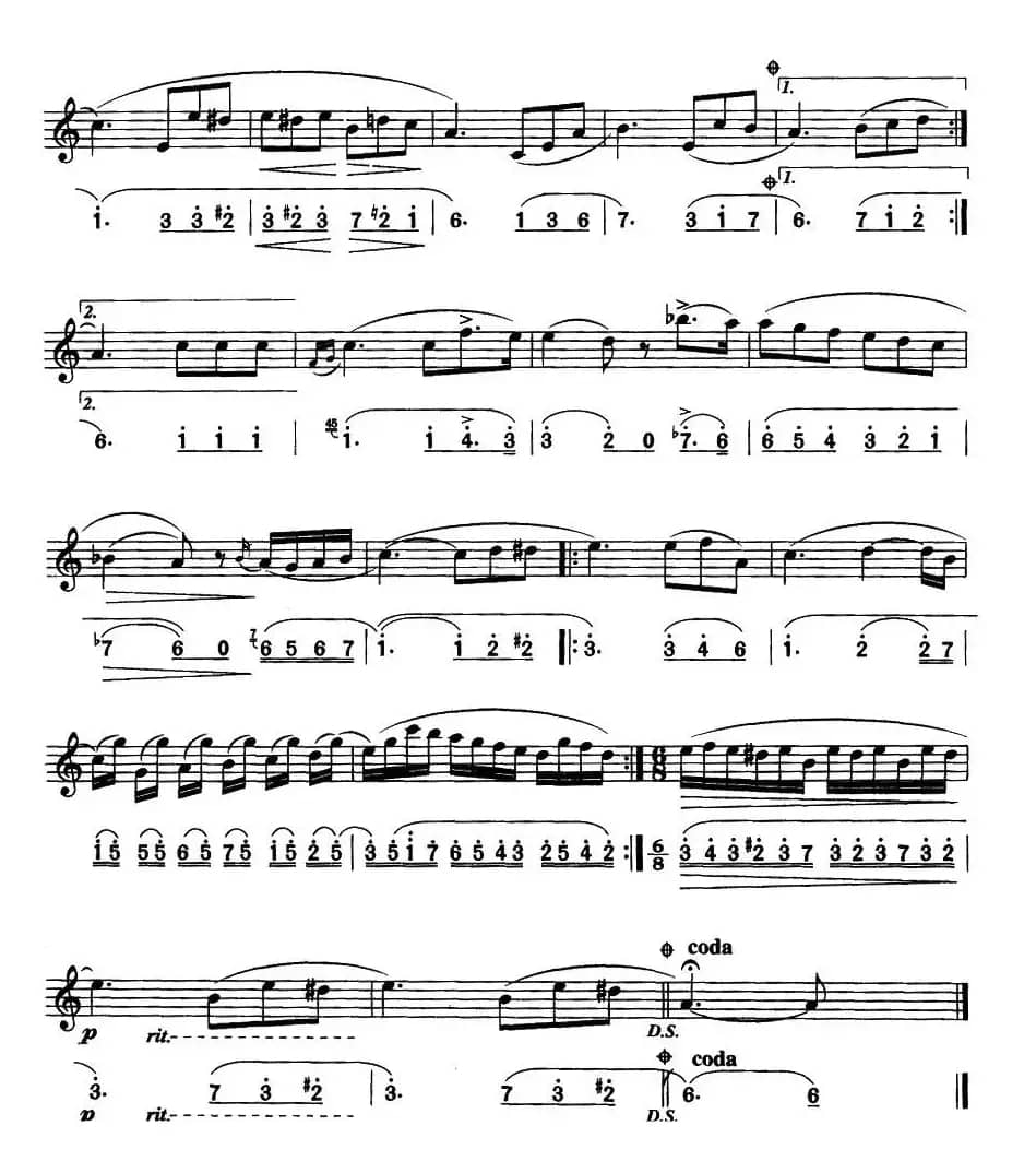 献给爱丽丝（线简谱对照版）