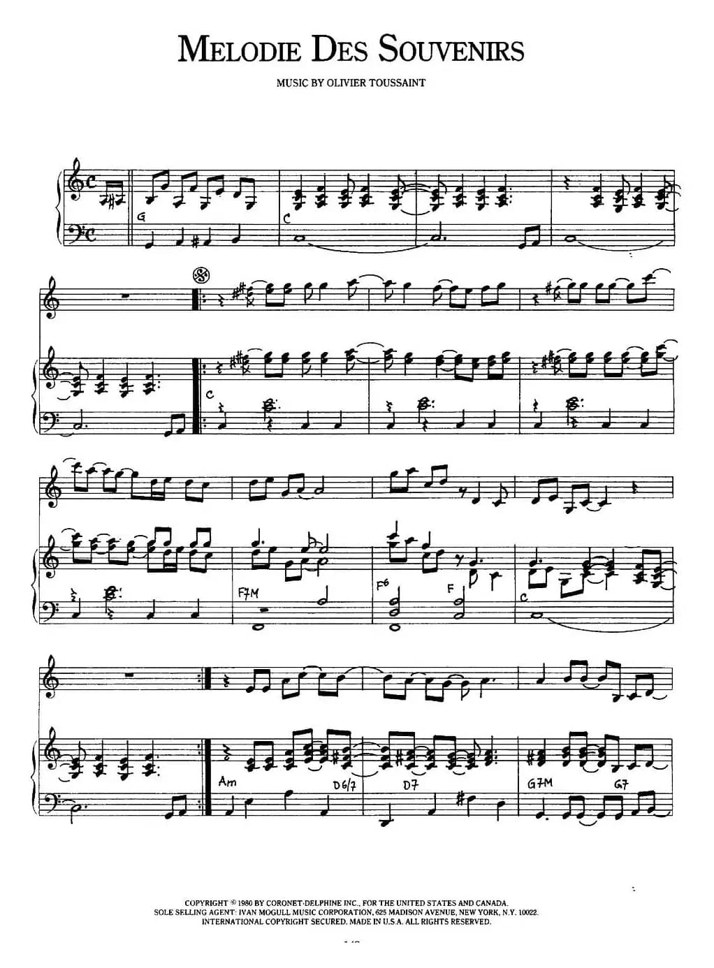 Melodie Des Souvenirs