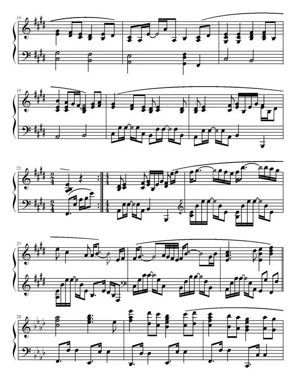 MY HEART WILL GO ON（电影《泰坦尼克号》主题曲《我心永恒》、雨田制谱版）