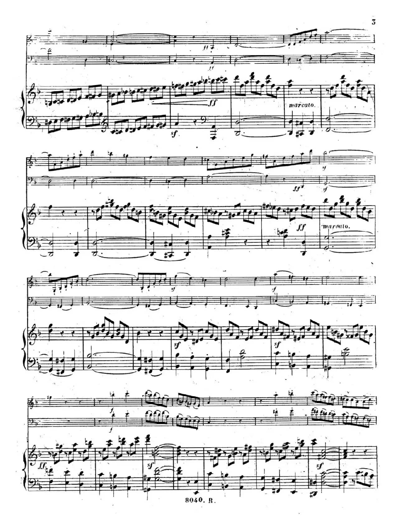 Piano Trio No.1 in d Minor Op.49（d小调第一钢琴三重奏·第一乐章）