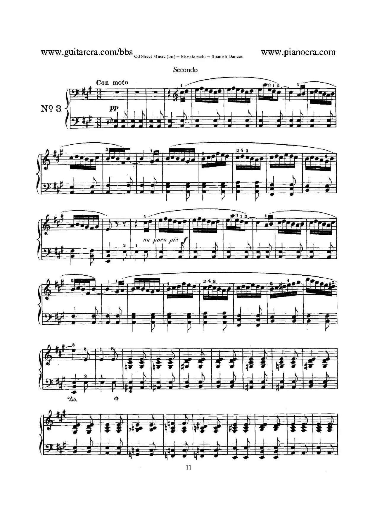 Spanish Dances Op.12（西班牙舞曲·四手联弹版）