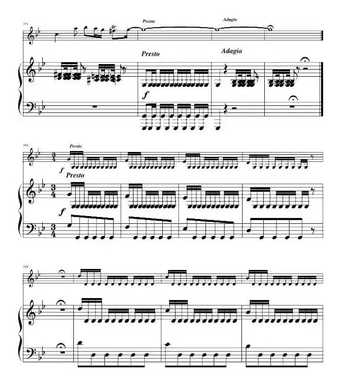 CONCERTO in G minor Summer（G小调协奏曲“夏”、小提琴+钢琴伴奏）