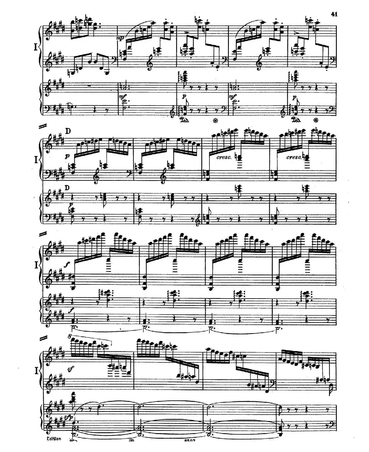 Piano Concerto in E Major Op.59(E大调钢琴协奏曲·双钢琴·第三乐章)