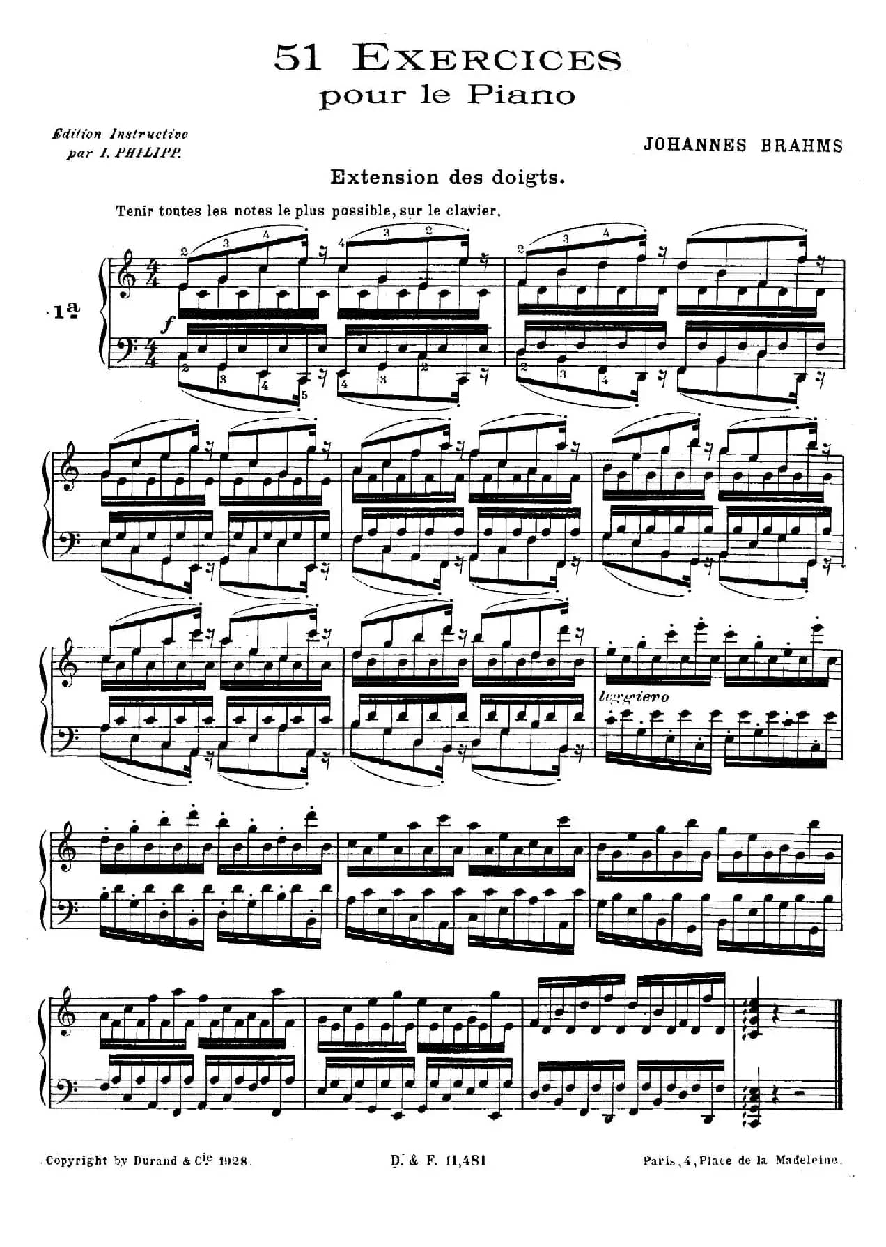 51 Exercises, WoO 6（51首钢琴练习 1—7）