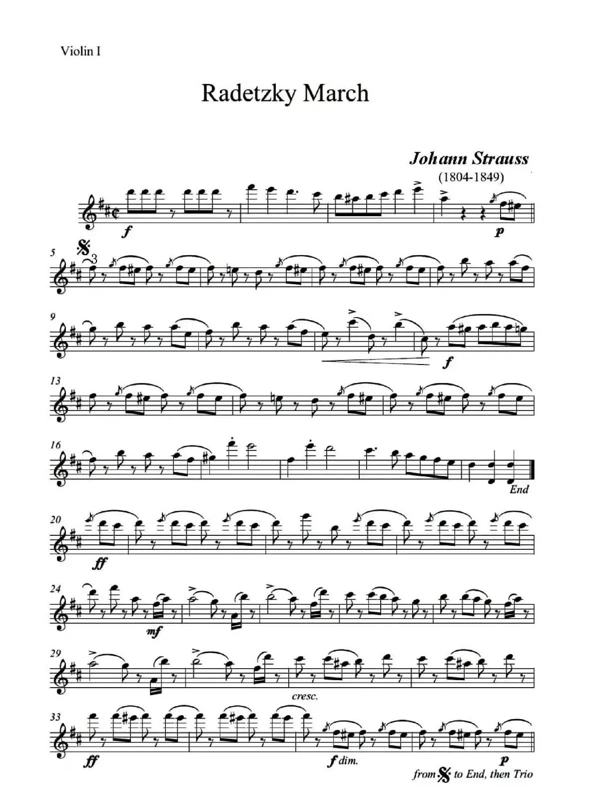 Radetzky March（拉德斯基进行曲）