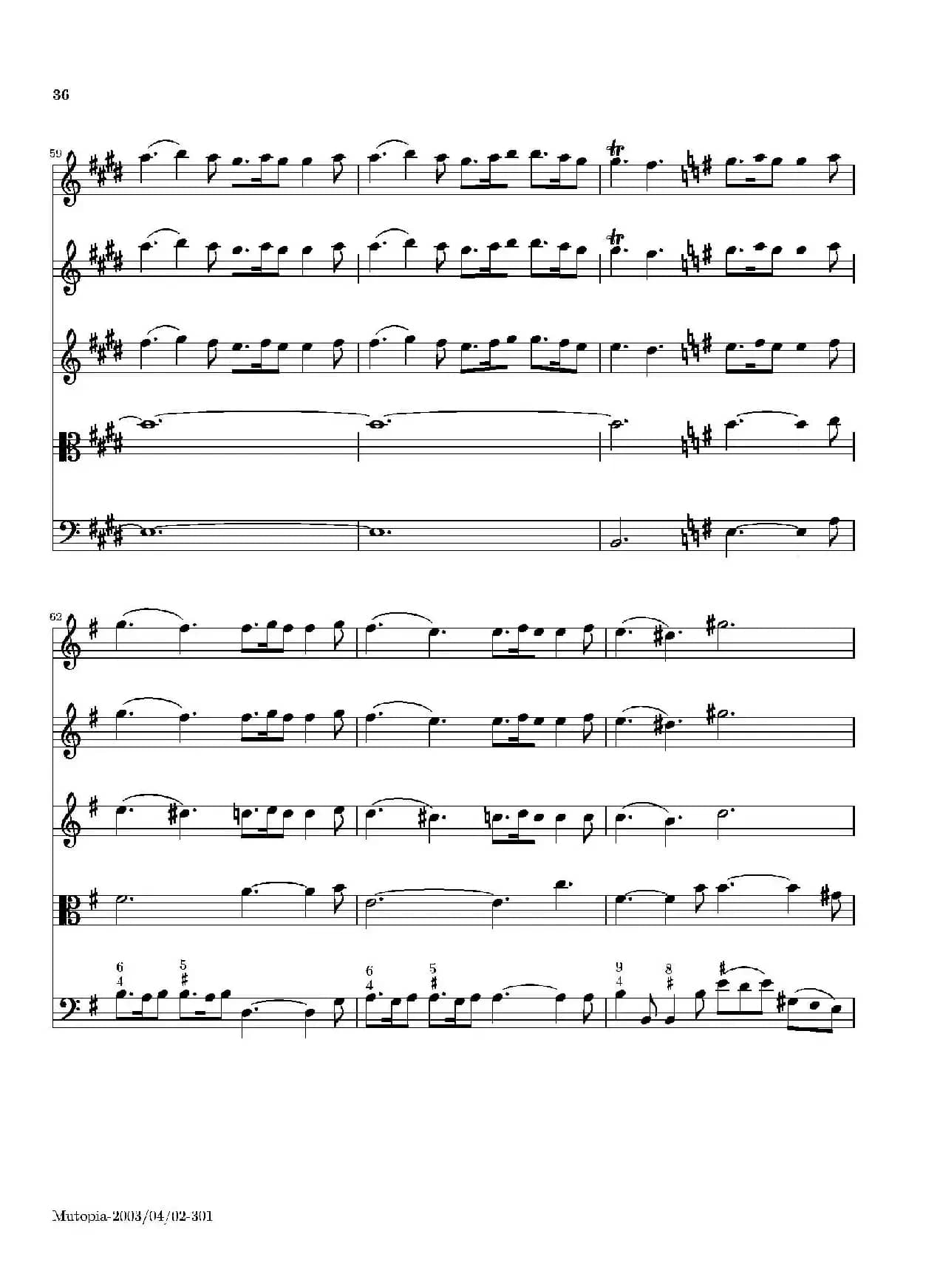 La Primavera·Spring（四季·春）（弦乐协奏曲总谱）