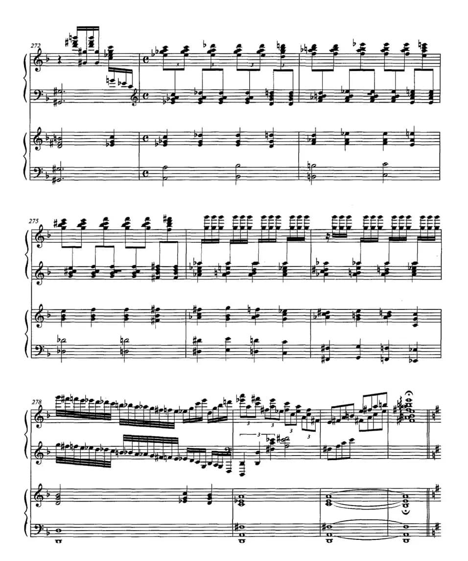 松花江上（钢琴协奏曲)P11—2）