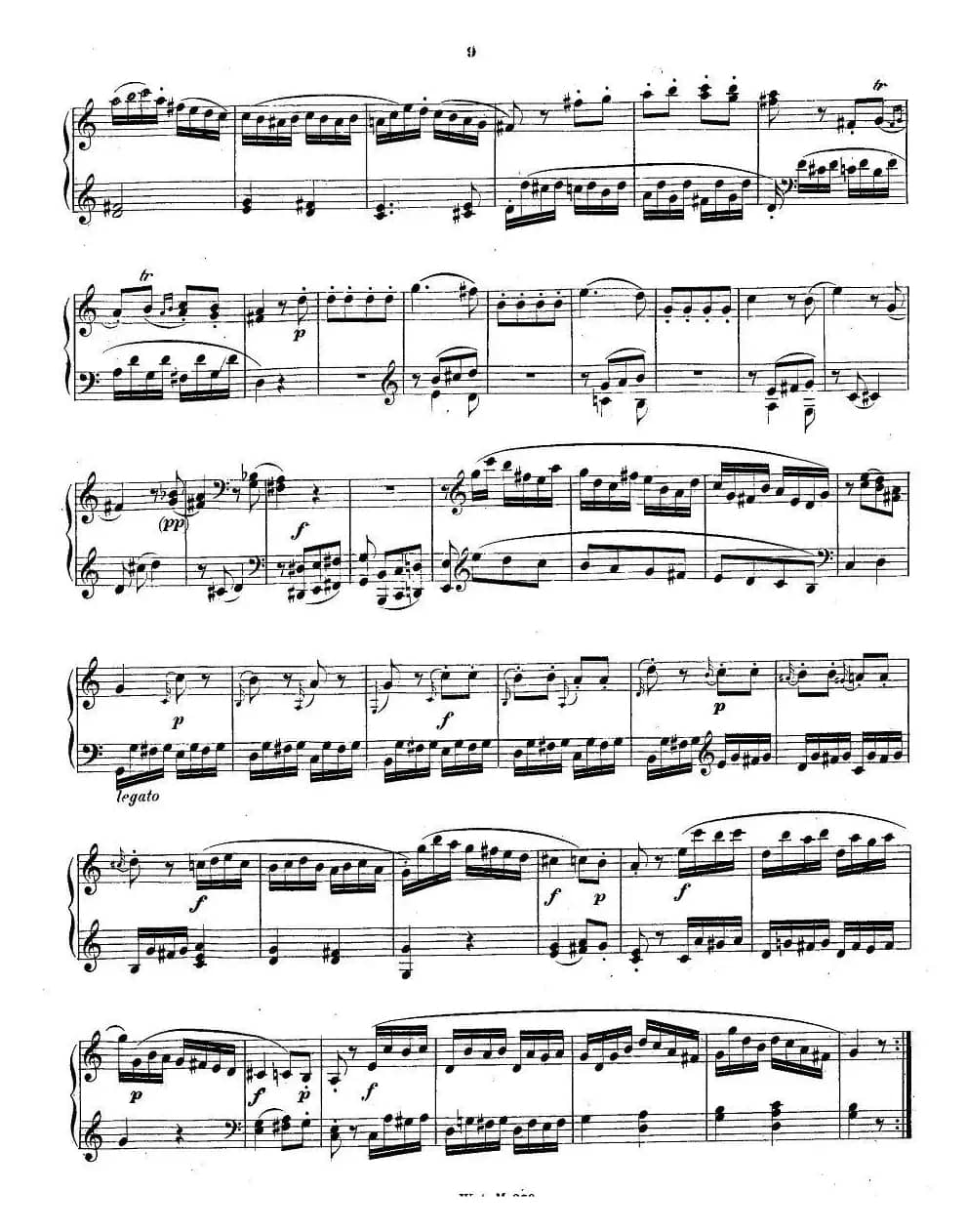 C大调第一钢琴奏鸣曲 KV.279 