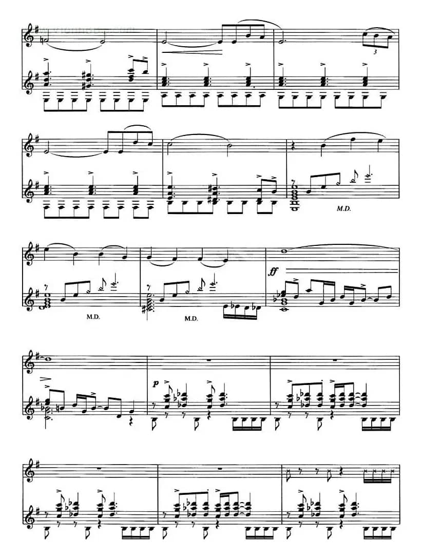 ADIOS NONINO（再见诺妮）（小提琴、吉他二重奏）