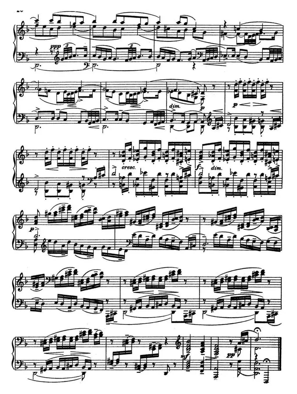 10 Preludes Op.23（拉赫玛尼诺夫10首前奏曲·Ⅲ）