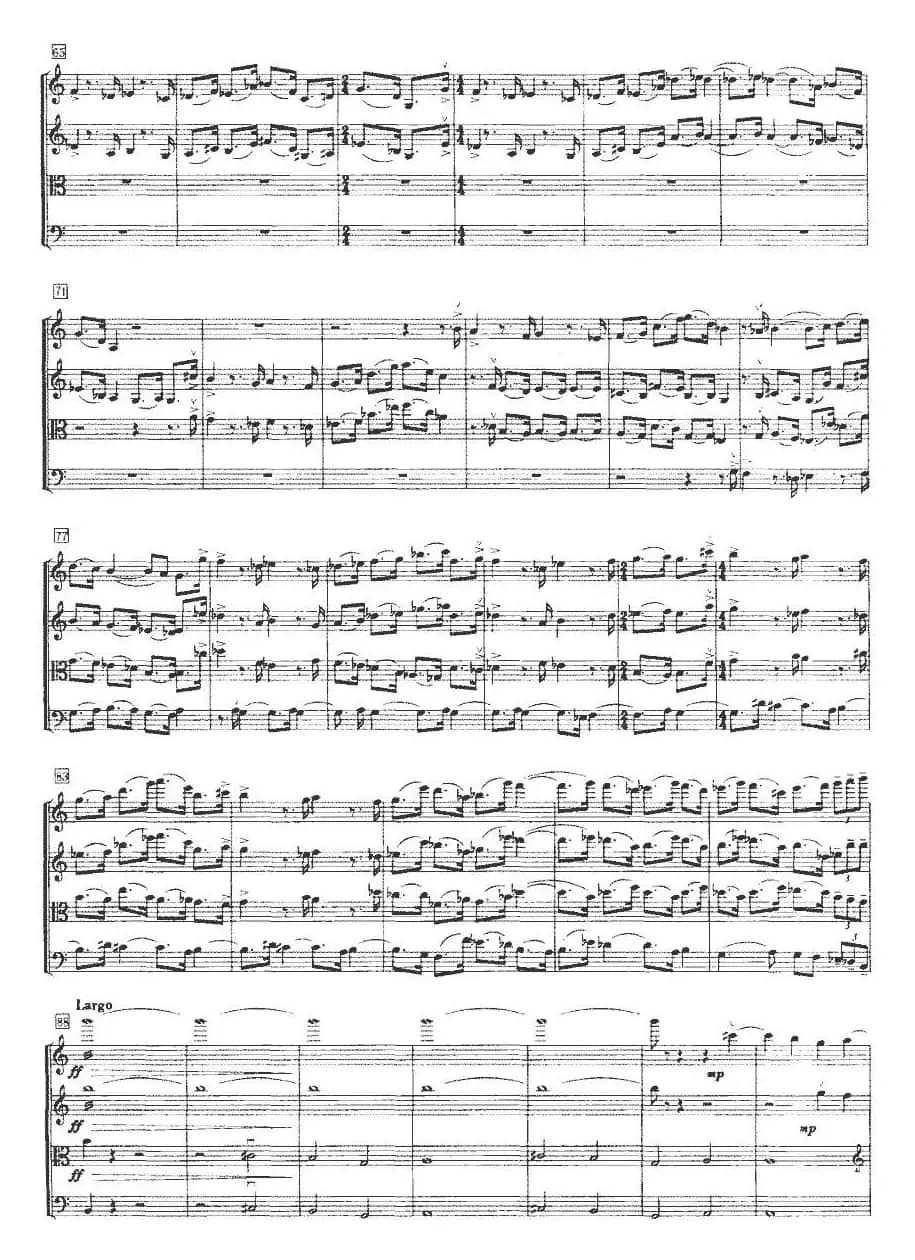 第二弦乐四重奏（高明祎作曲版）