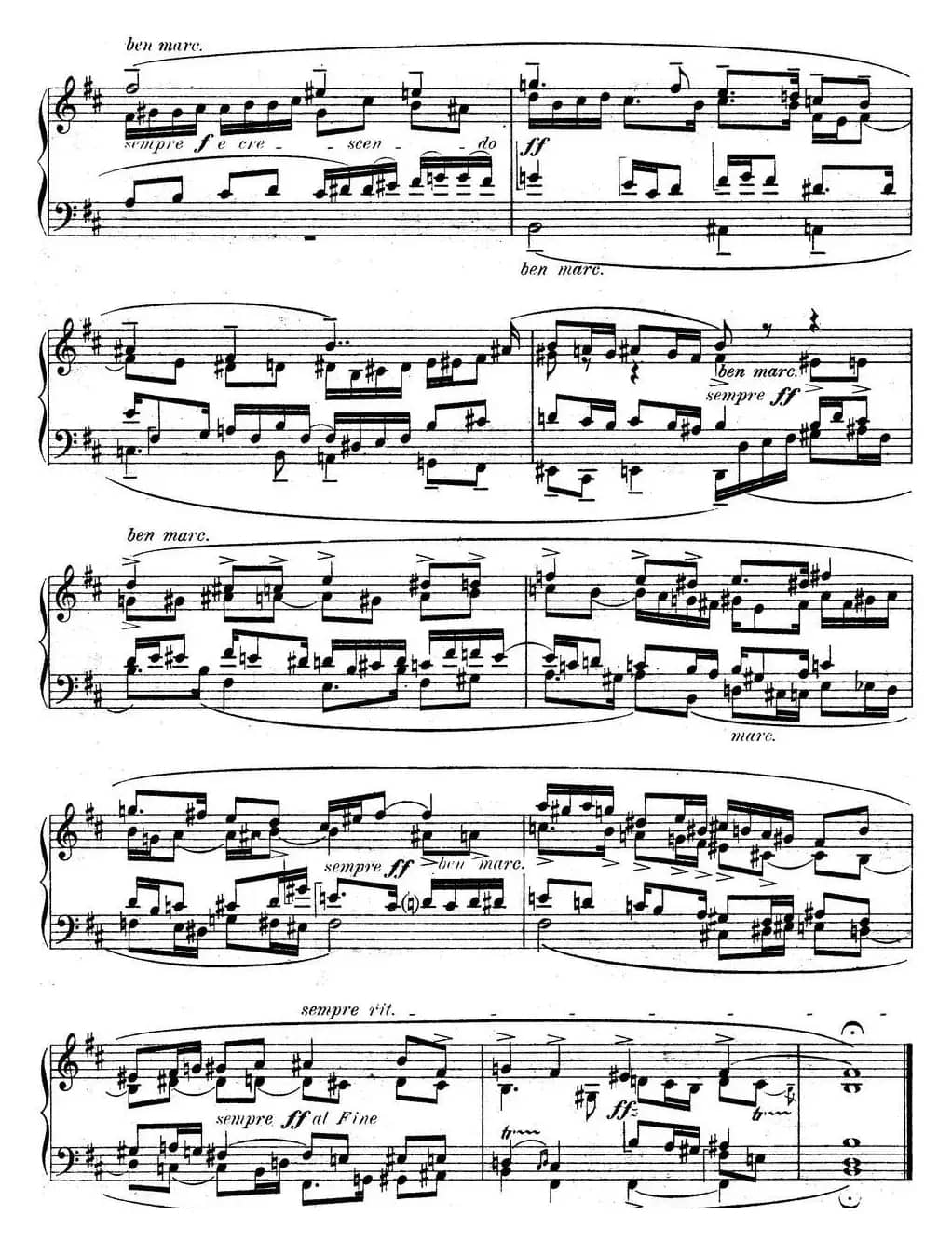 6 Preludes and Fugues Op.99（6首前奏曲与赋格·4）
