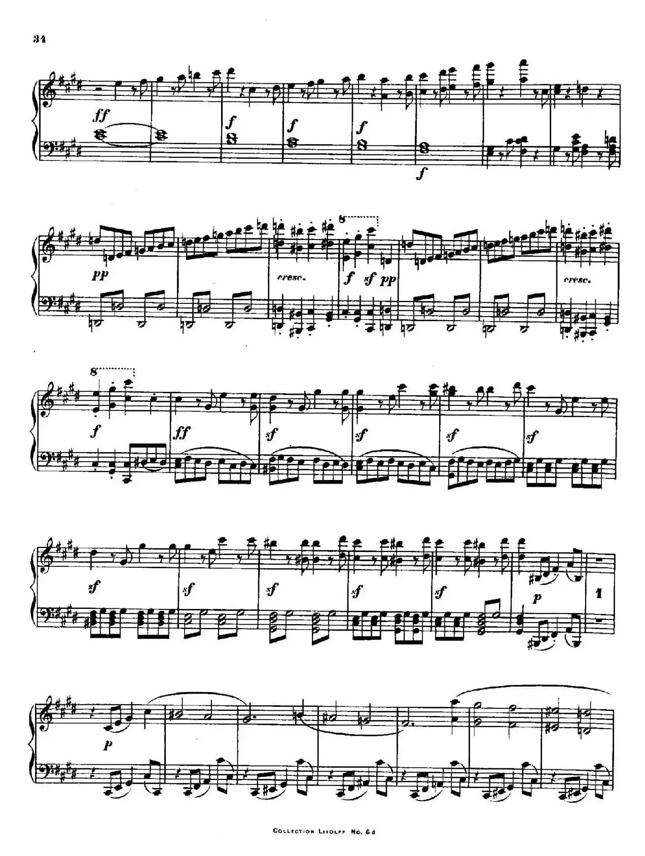 Quartet No.14(升c小调第十四弦乐四重奏钢琴版)