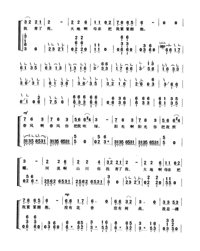 小草（弹唱谱）