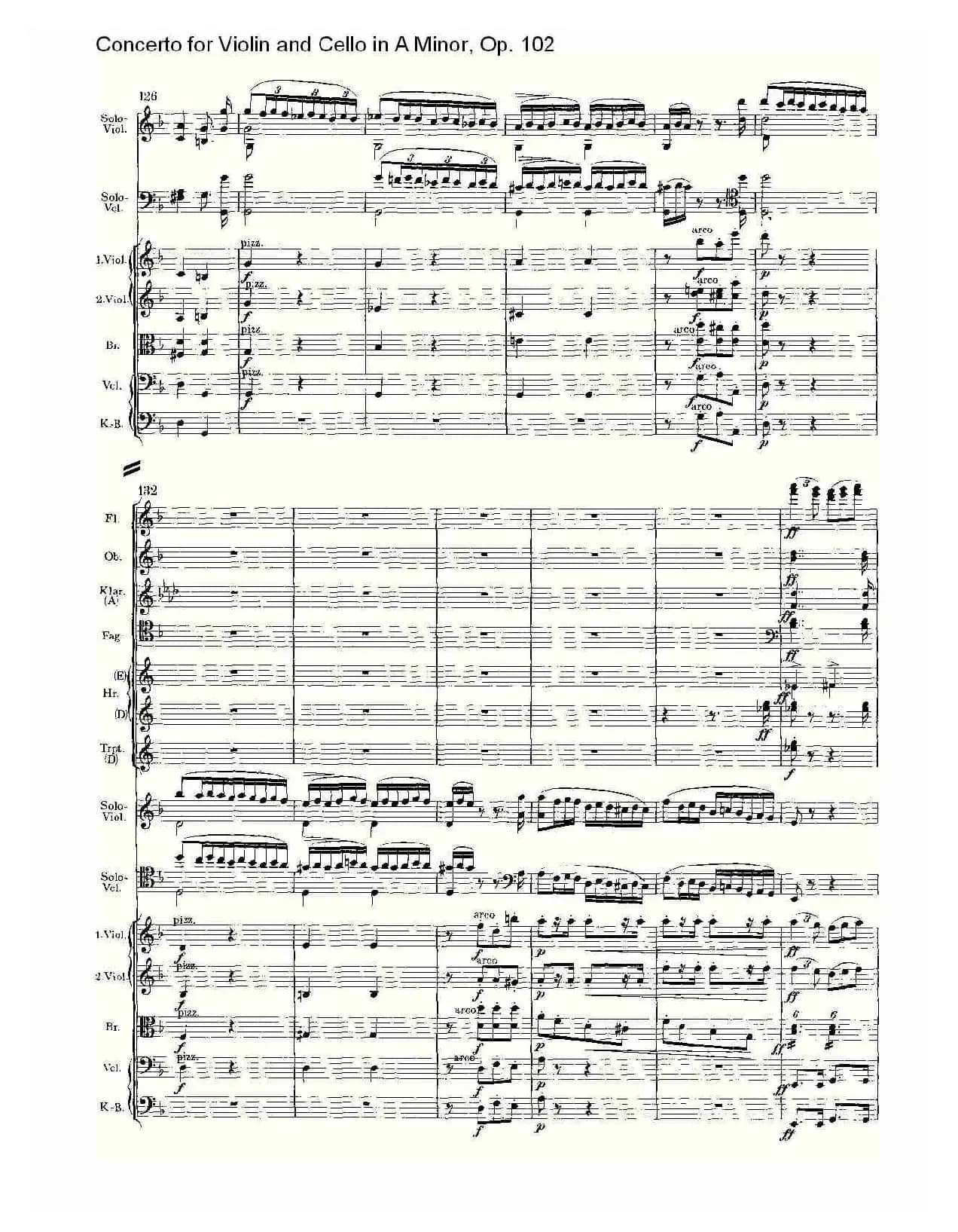 A小调小提琴与大提琴协奏曲, Op.102第三乐章