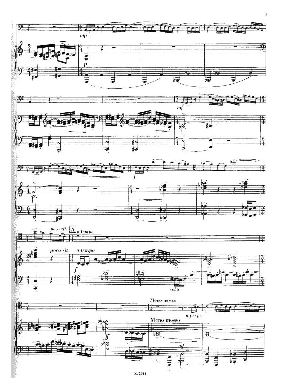 CONCERTINO（Ⅰ）（钢琴伴奏巴松协奏曲）