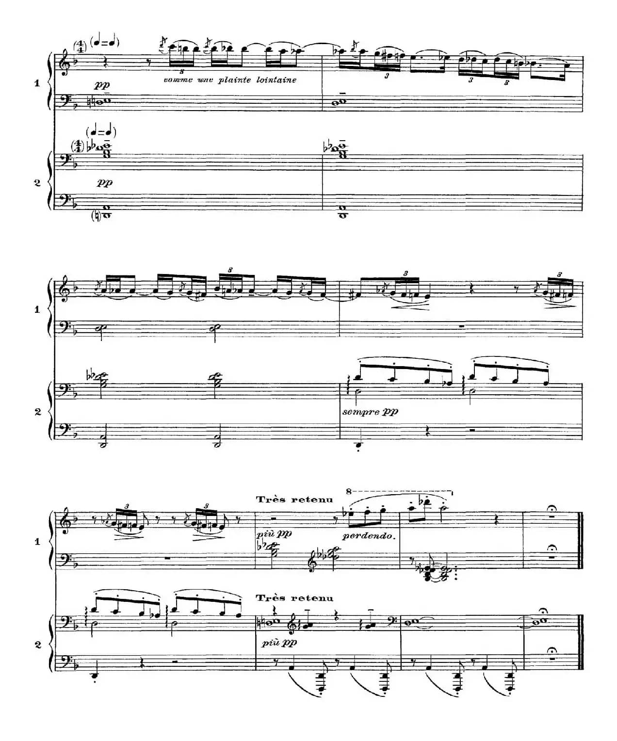 Six Epigraphes Antiques（6首古代墓志铭·四手联弹·Ⅱ）