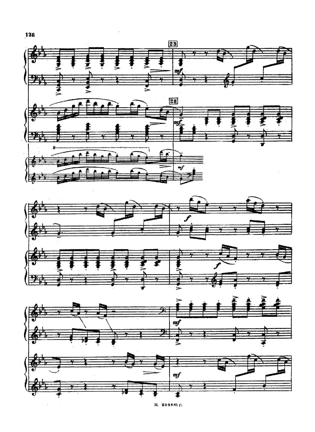 交响舞曲 Symphonic Dance Op.45（双钢琴）