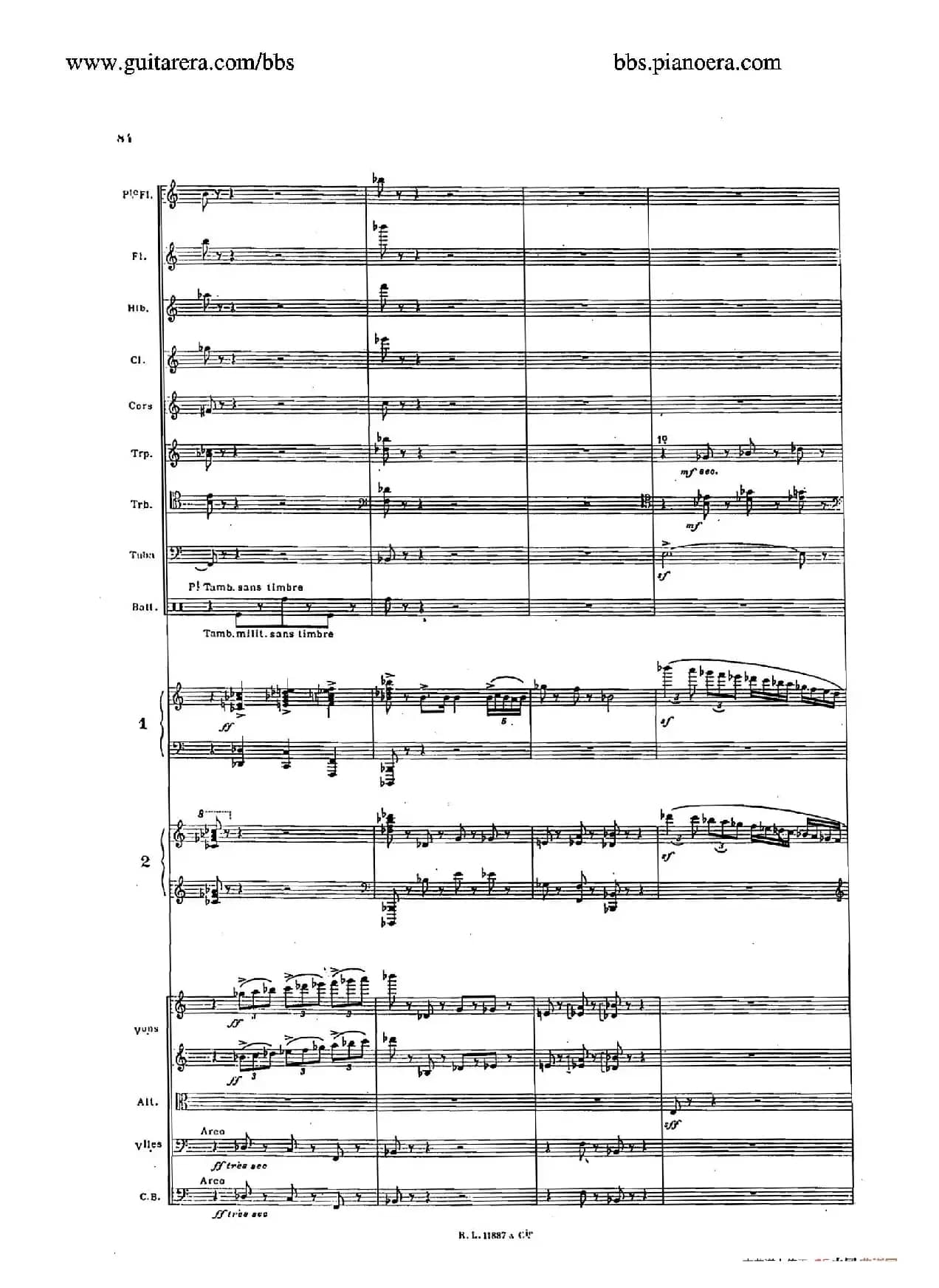 Concerto for 2 Pianos in d Minor（d小调双钢琴协奏曲·总谱）