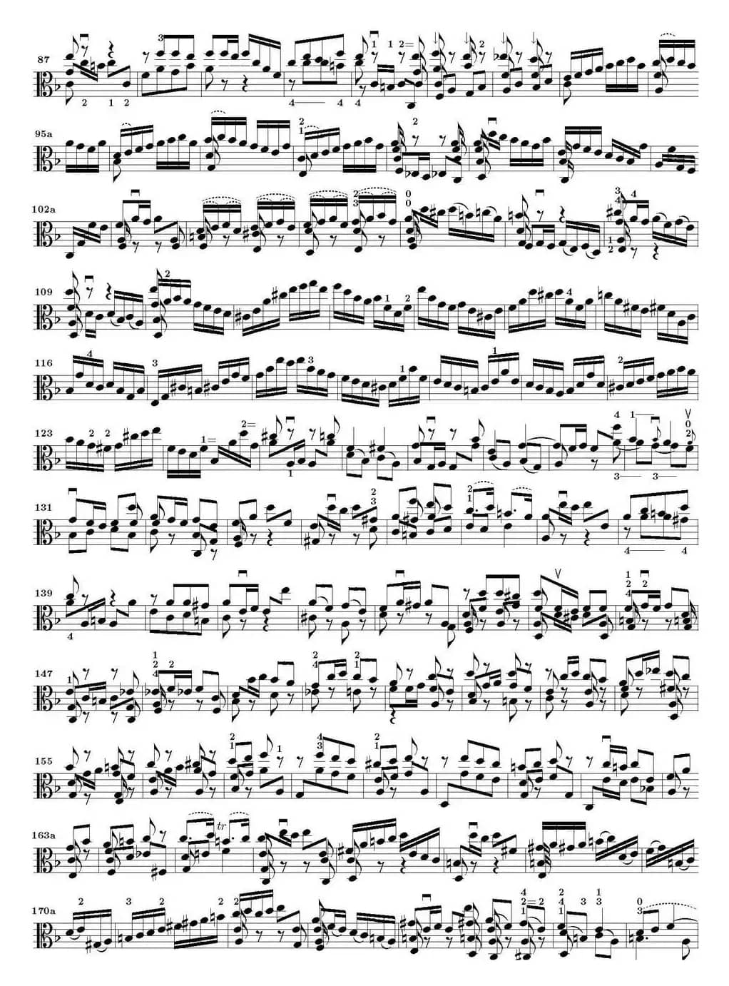 Bach Sonata BWV1003（无伴奏小提琴组曲）