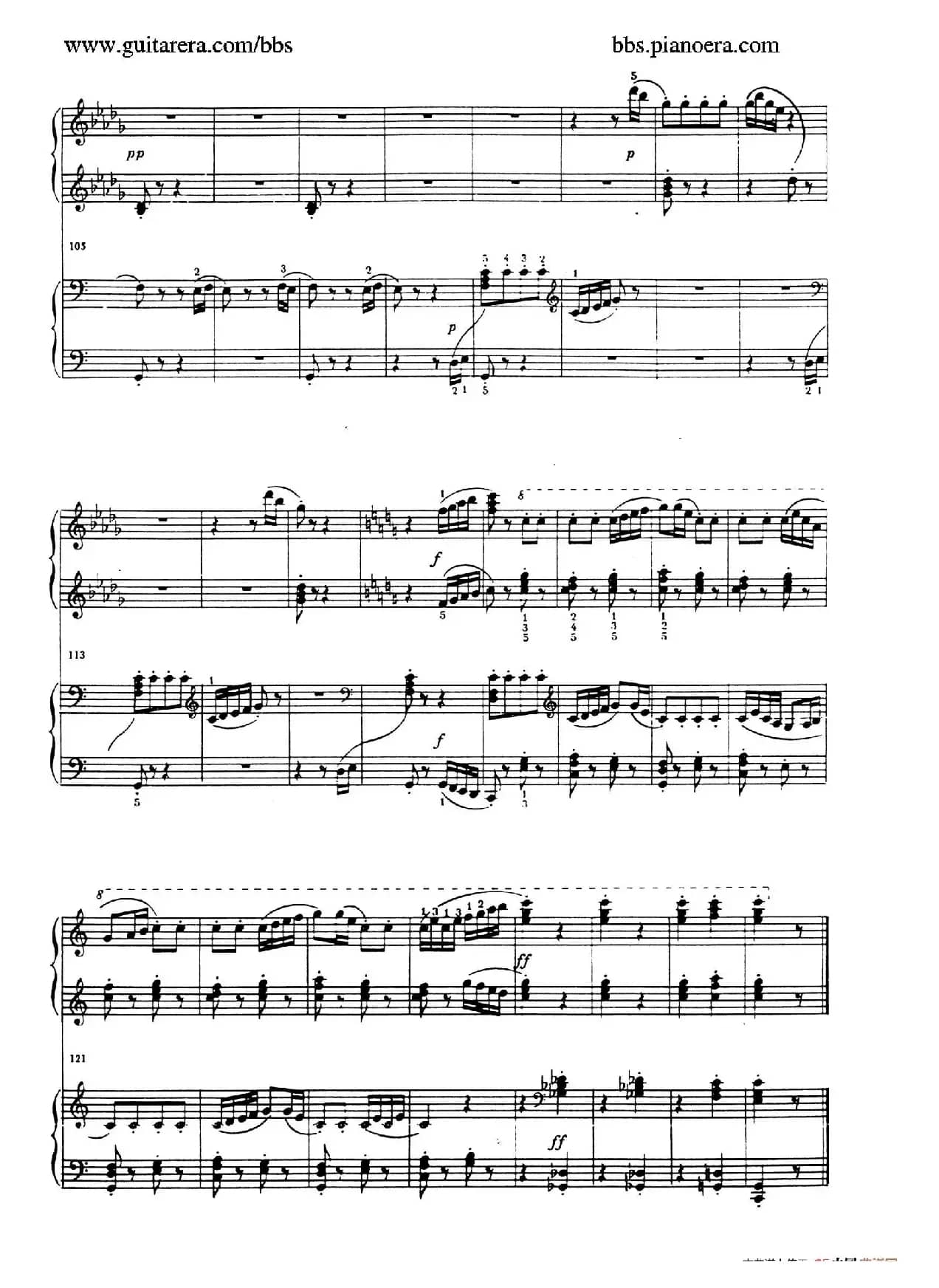 Zaslyszana Melodyjka(偶闻的小调·四手联弹)