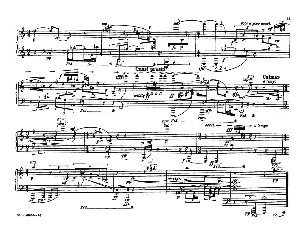 12 Etudes for Piano（博尔科姆12首钢琴练习曲·4）