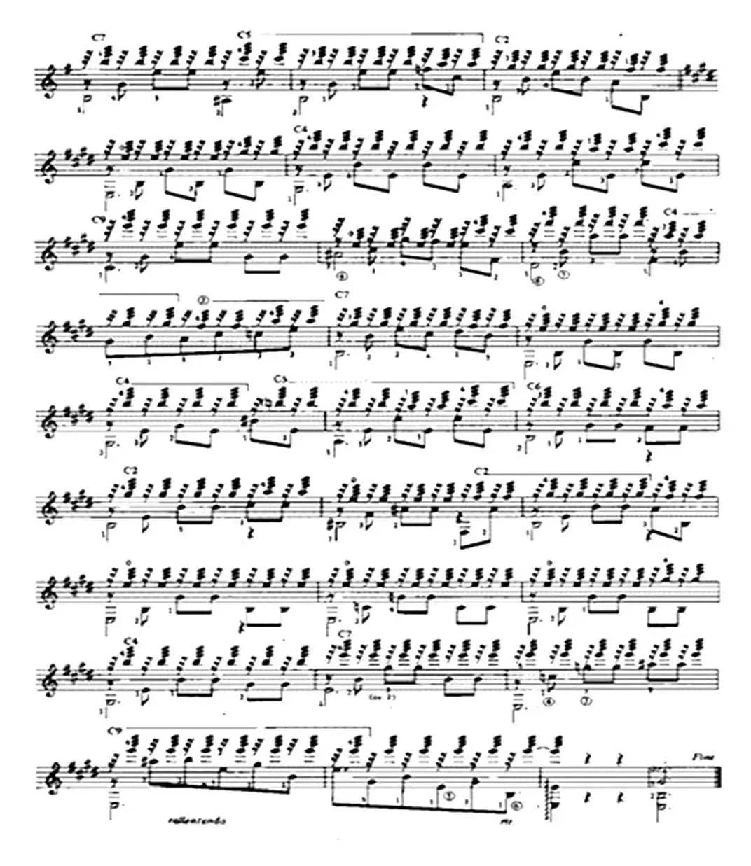 Una Limosna por el Amor de Dios（古典吉他）