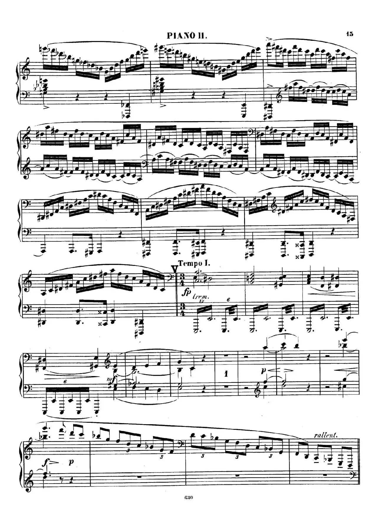 Chaconne for 2 Pianos Op.150（双钢琴第二钢琴）