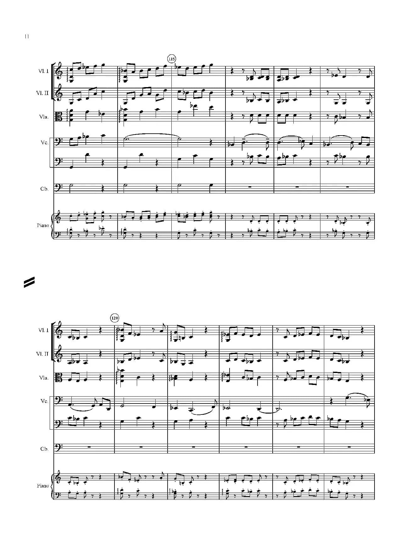 Ivo Blaha Zamecka suita - Full Score（城堡套曲）