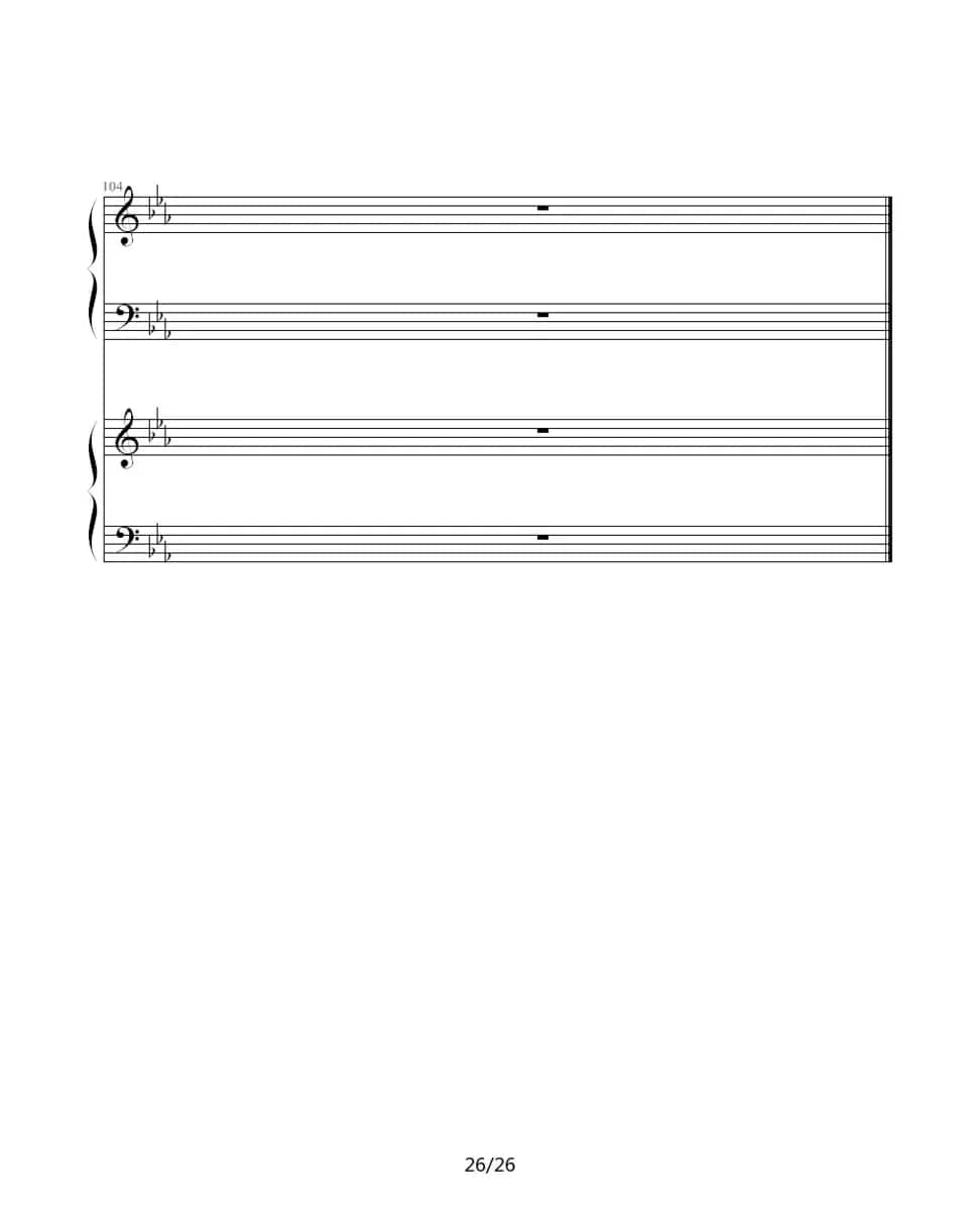 ココロの音（双钢琴）