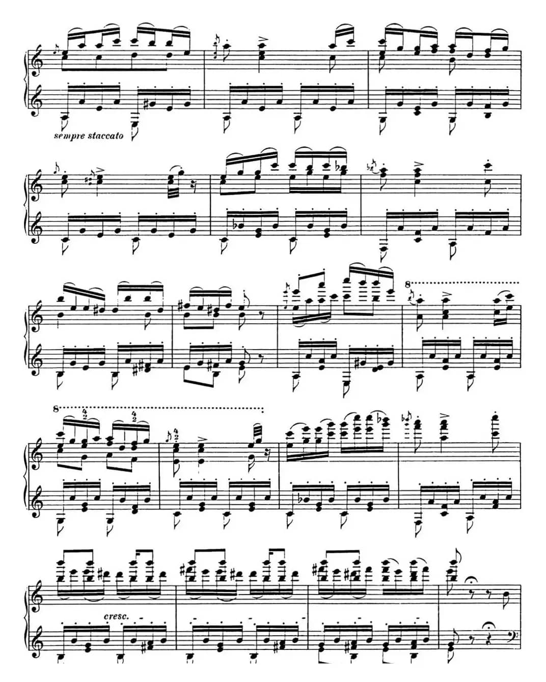 李斯特 匈牙利狂想曲 Hungarian Rhapsodies S.244 No.10