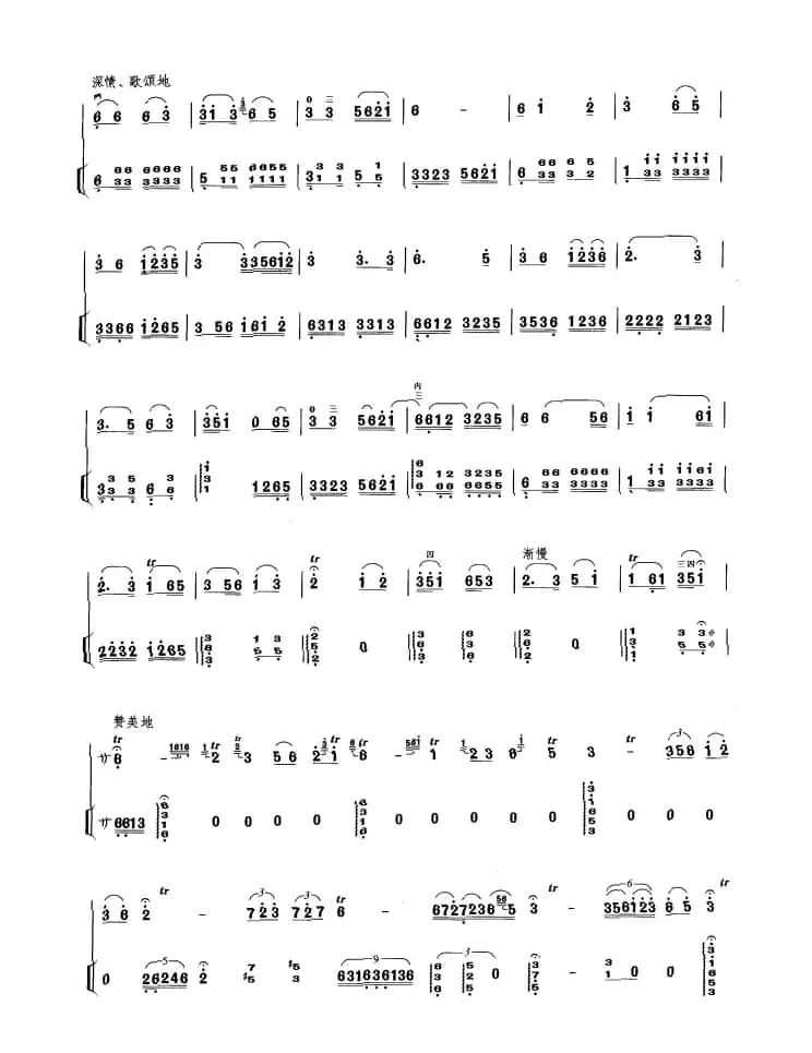 草原新牧民（二胡+扬琴伴奏）