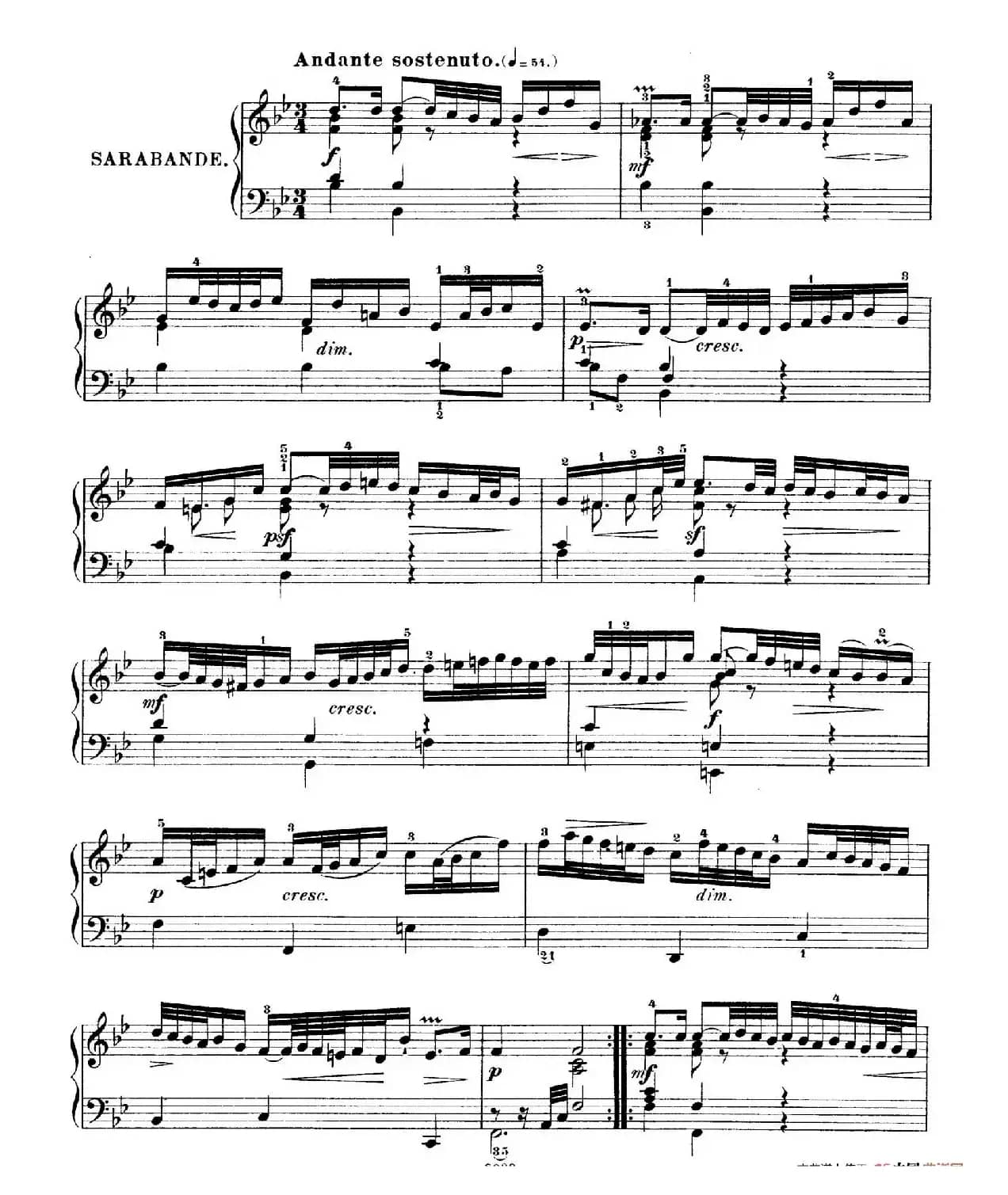Six Partitas BWV 825-830（6首帕蒂塔·1）