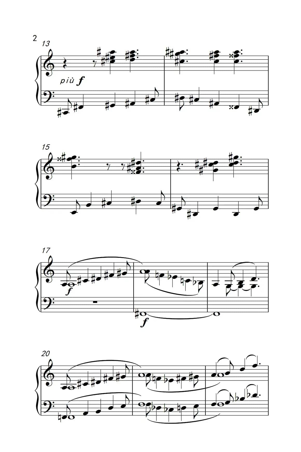 六首保加利亚节奏舞曲 第四首（巴托克 小宇宙 钢琴教程 6）