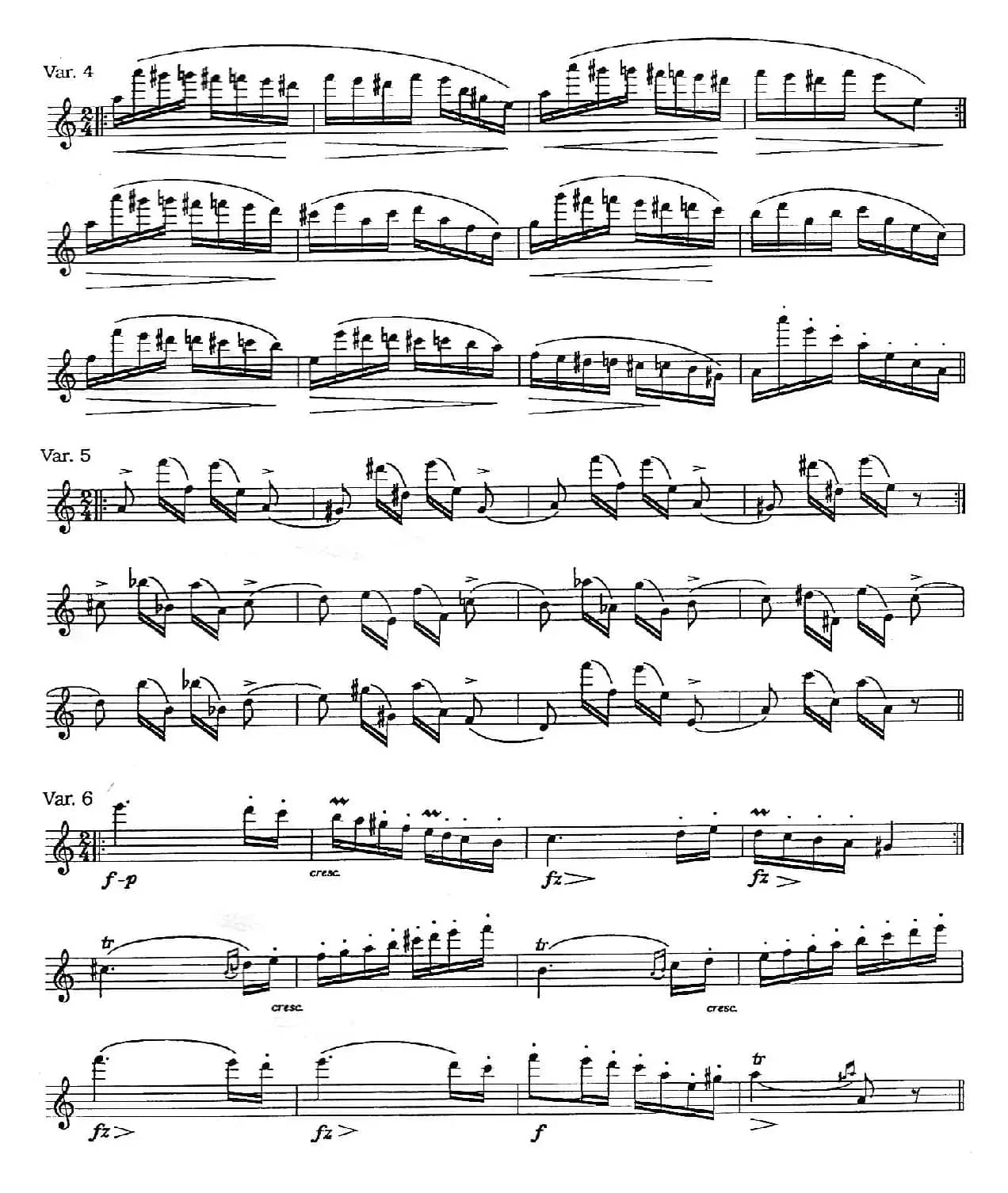 Caprice，Op.1，No.24（帕格尼尼第24首随想曲）