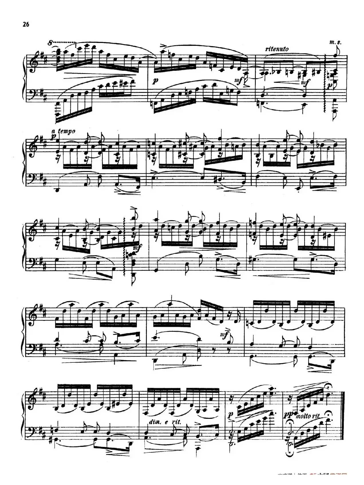 24 Characteristic Pieces Op.36（24首性格小品·5）