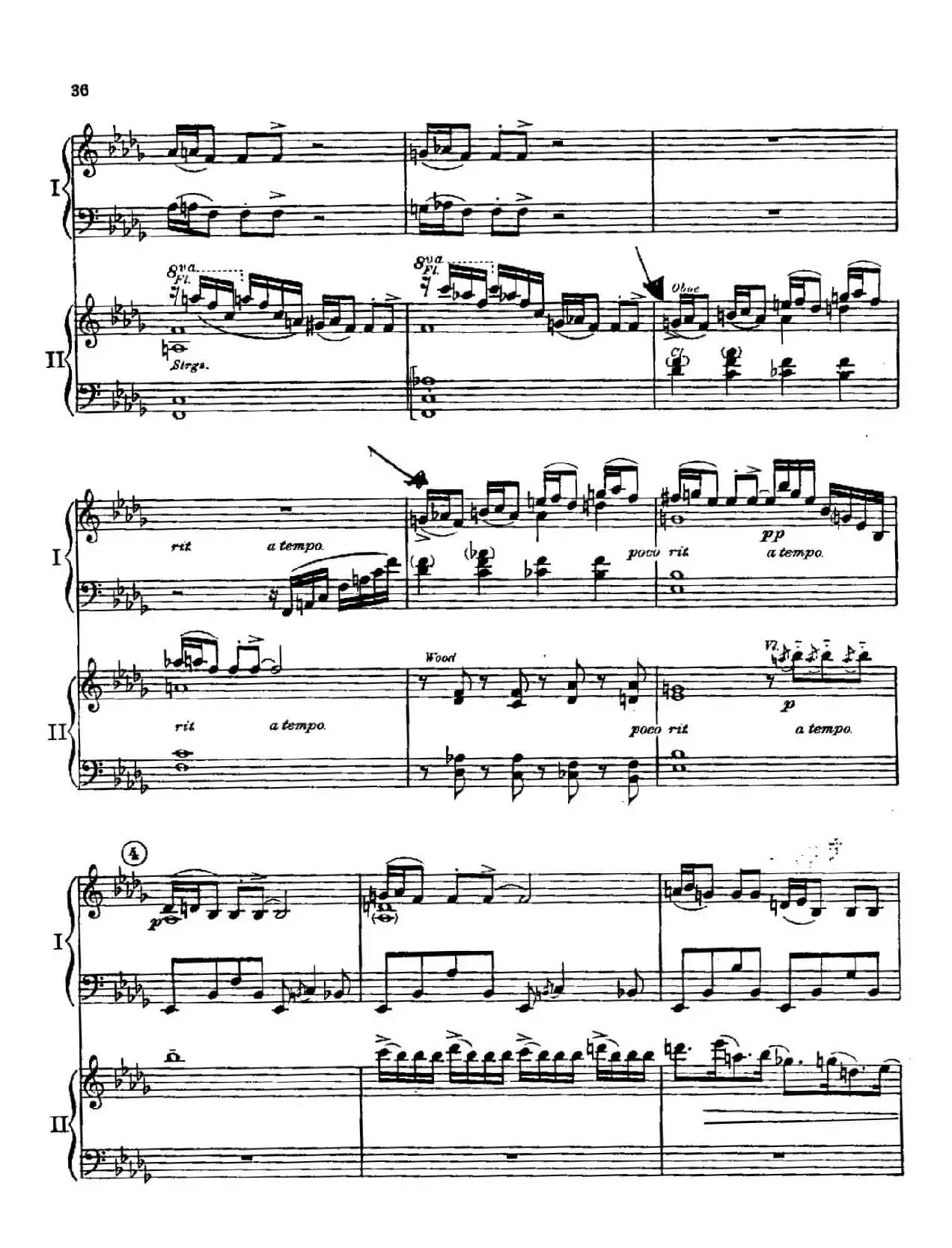 F大调爵士钢琴协奏曲（美版双钢琴原谱 P31—40）