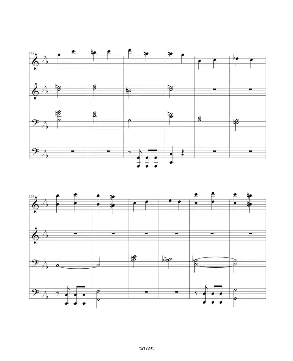 命运交响曲（四手联弹）