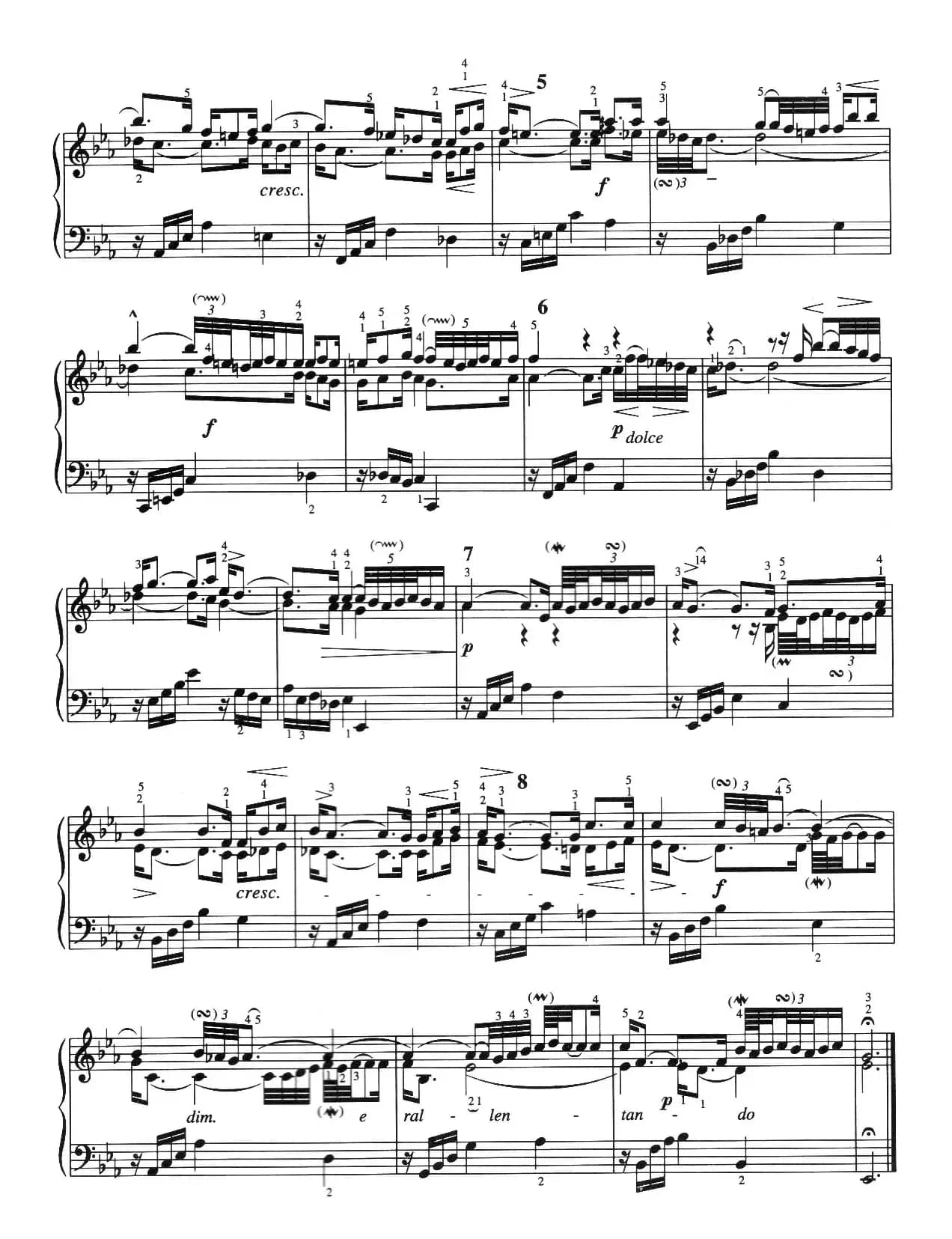 三部创意曲 No.5（人音2000.10首版）