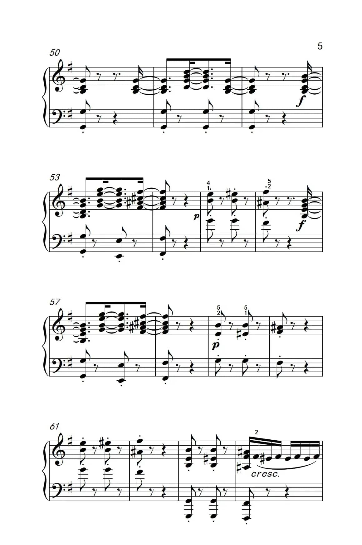 第九级2.G大调奏鸣曲 第一乐章 Op.31 No.1（中央音乐学院 钢琴（业余）考级教程 7-9级）